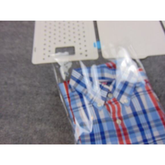 Vineyard Vines Shirt Mens XL‎ Slim Fit Whale Blue Red Plaid - Picture 9 of 9